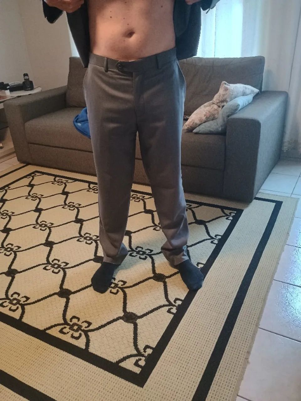 Paletó cinza marca Buckman (utilizado somente 1 vez) - Foto 5