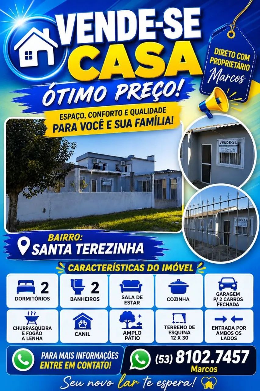Vendo casa, ótima localização.