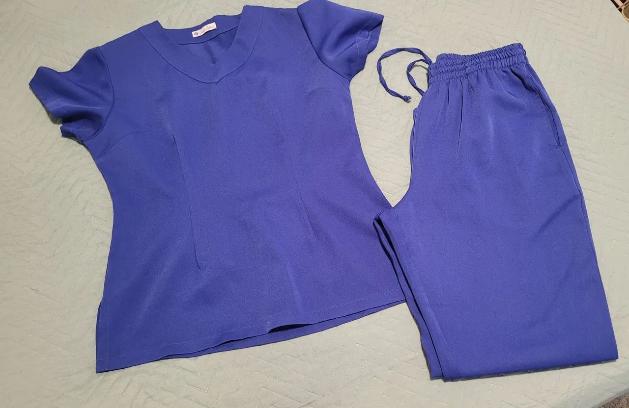 Pijama cirúrgico em gabardine 