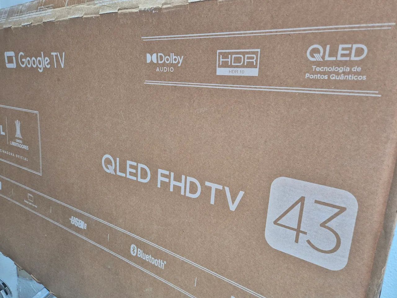 TV 43" TCL Full HD QLED Google TV 2 HDMI - Foto 3