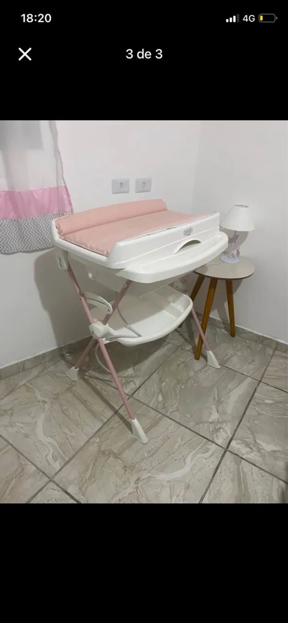 Banheira com trocador 