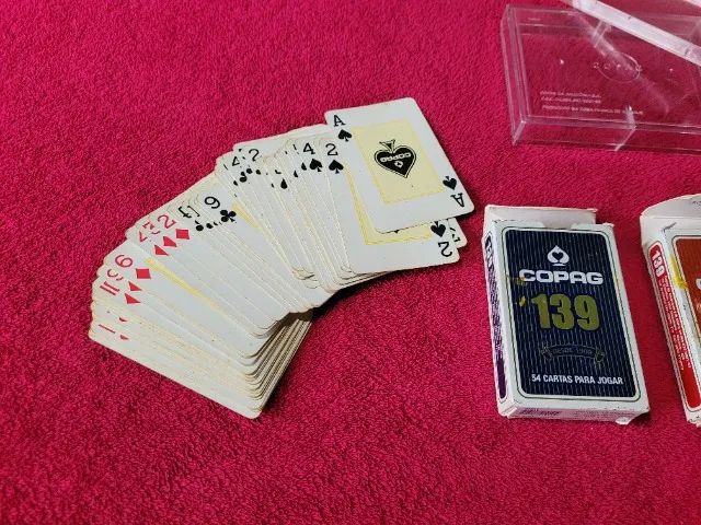 Kit Combo de Baralho Copag 139 com Caixa para as Cartas (52 Cartas cada sem Coringa) - Foto 3
