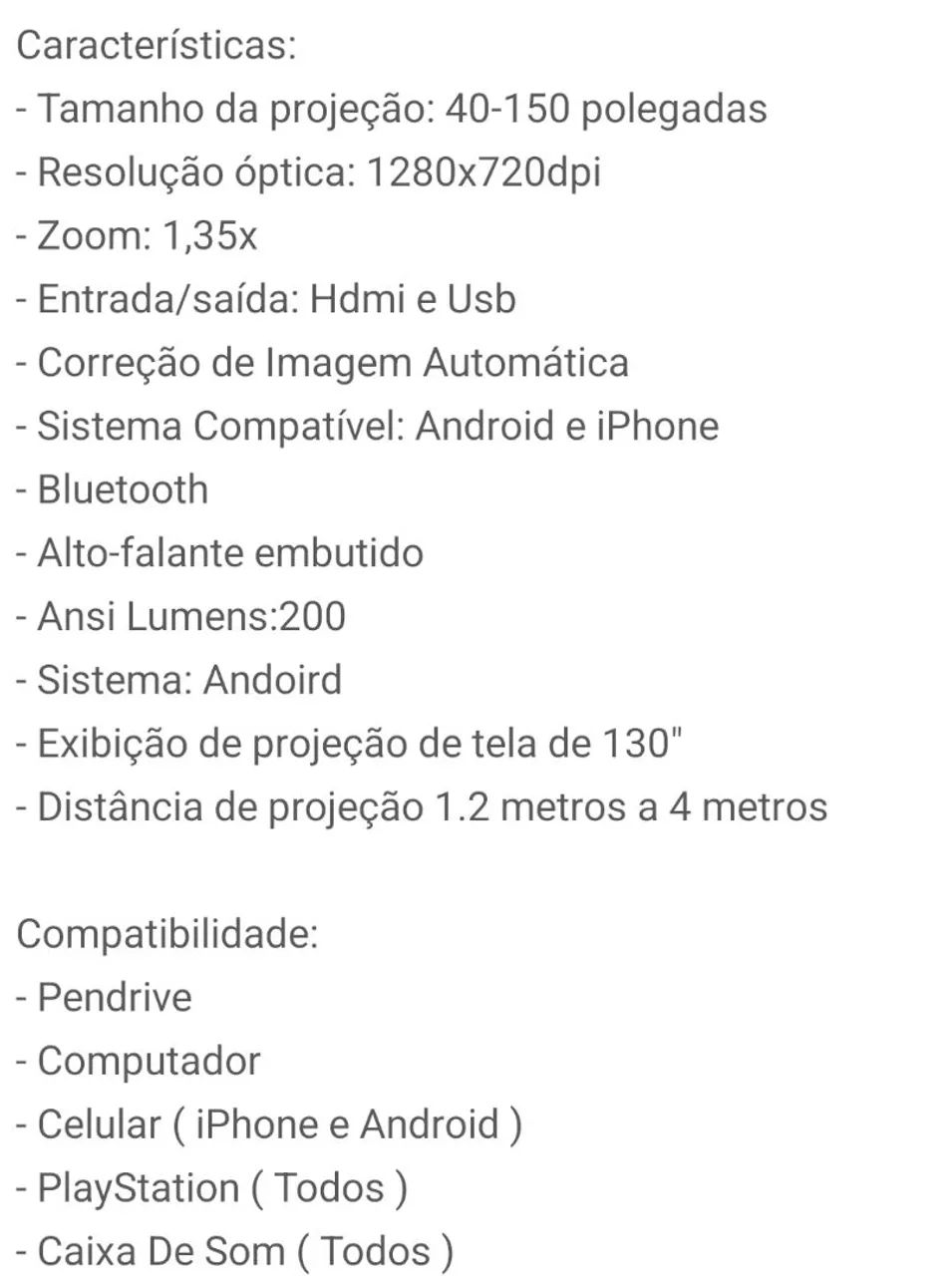 Mini projetor  - Foto 4