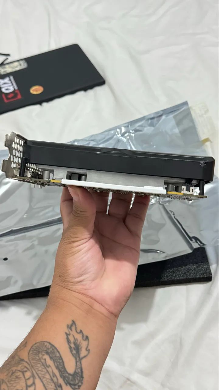 Placa de vídeo GeForce GTX 1650 4GB da marca Palit. - Placas de