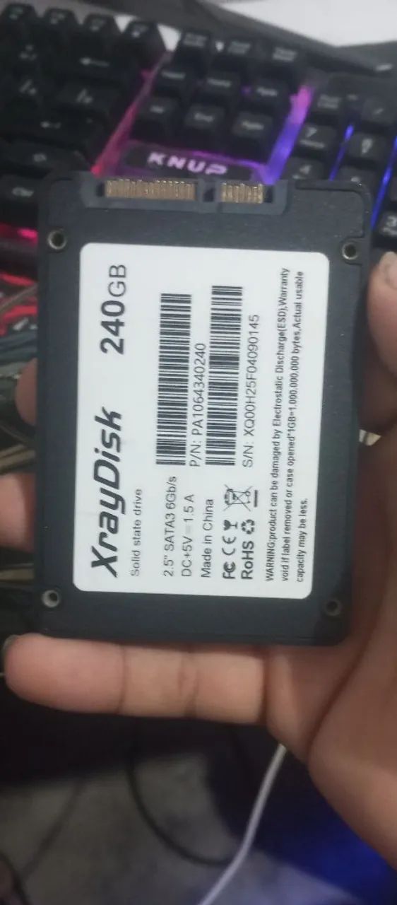 SSD xraydisk 240gb 100% saudavel - Foto 2