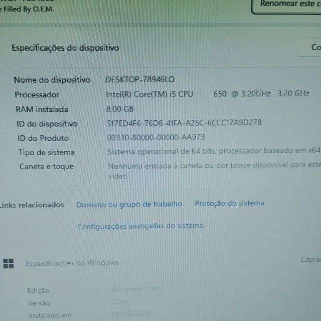 Computador completo i5 para escritorio ou estudos (rapido) - Foto 2