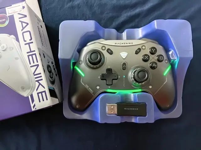 Controle Machenike G5 Pro Preto Hall Efect/ Ns/ Pc/ Android/ Ios Cor Preto - Foto 4