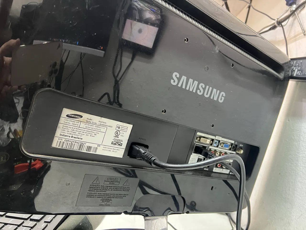 Monitor TV Samsung 24 polegadas com som - Foto 3