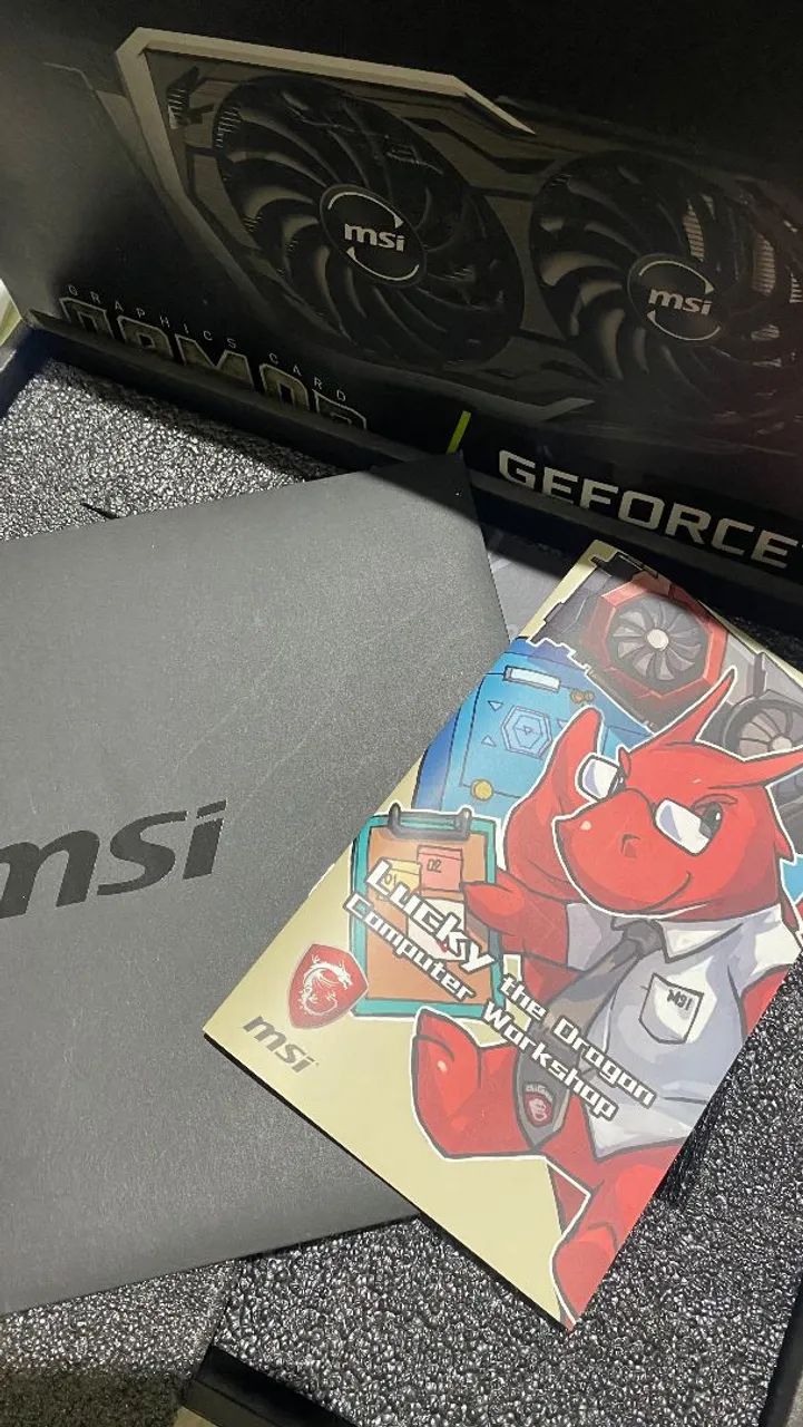 GeForce GTX 1660 MSI 6G OC + CAIXA E MANUAL + NOTA FISCAL  - Foto 3