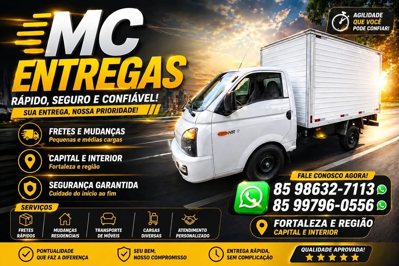Fazemos entrega e pequenos fretes