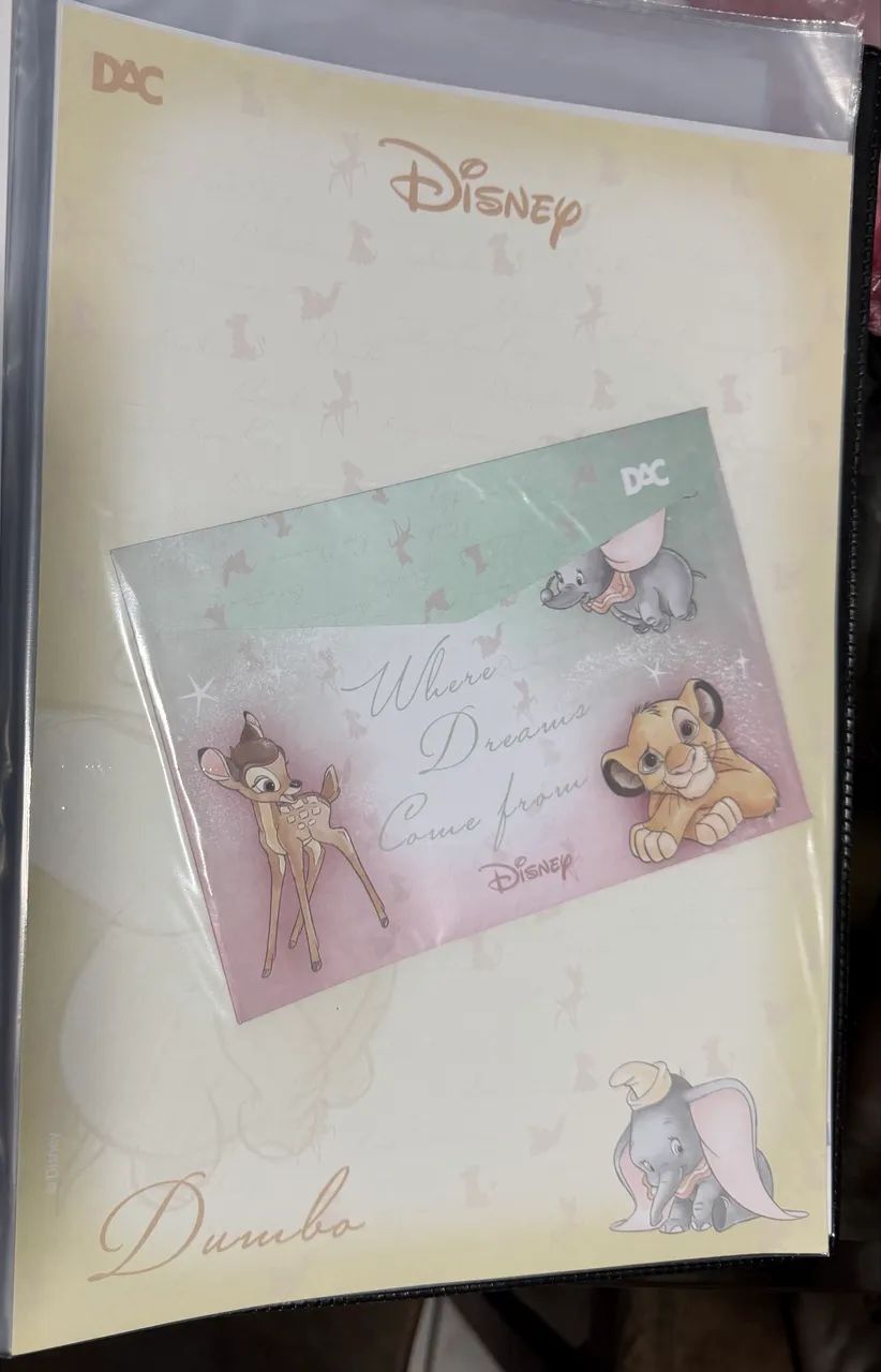 Papel de carta Personagens Disney com envelope DAC - Foto 2