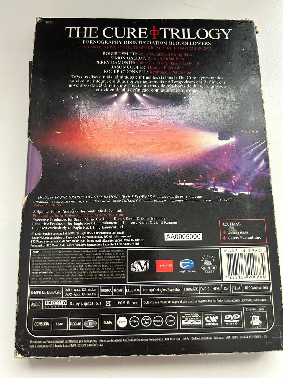 DVD duplo The cure  - Foto 3