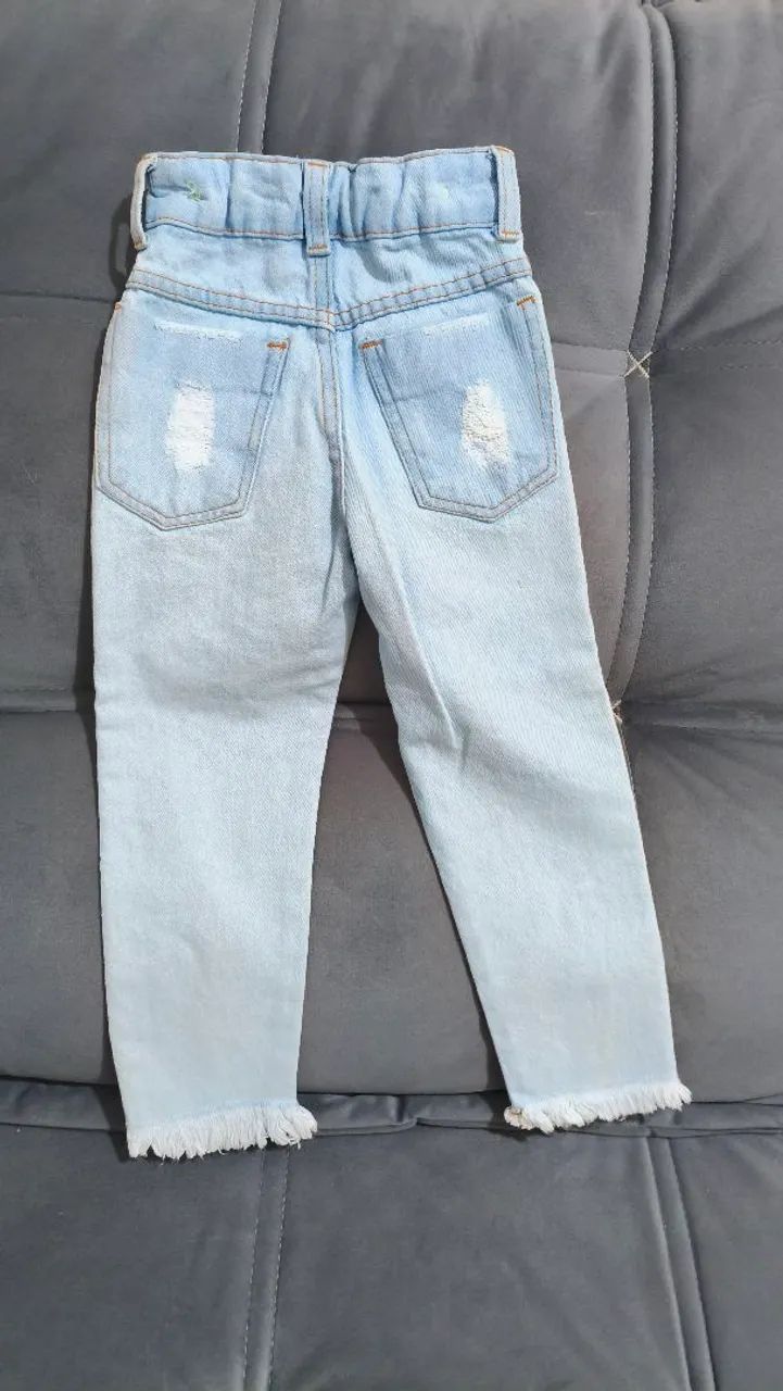 Calça jeans infantil 2 anos - Foto 5