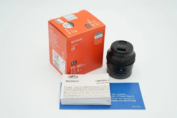 SONY FE 40mm F2.5 G SEL40F25G Eマウント 美品 FE 40mm F2.5 G SEL40F25G 中古価格比較 - 価格.com