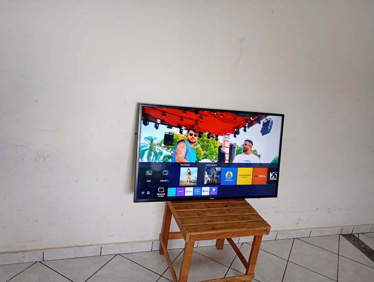 Tv smart Samsung Crystal 4k 55 polegadas Alexa wi-fi bluetooth 9 mês de uso semi nova! - Foto 3