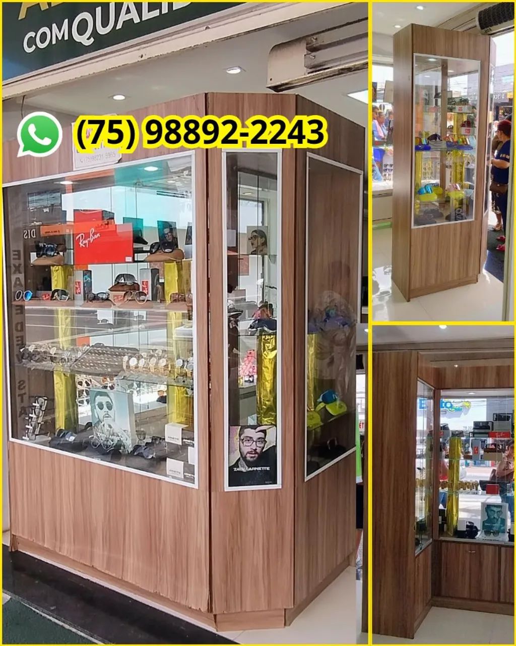 Vitrine Móvel para Lojas