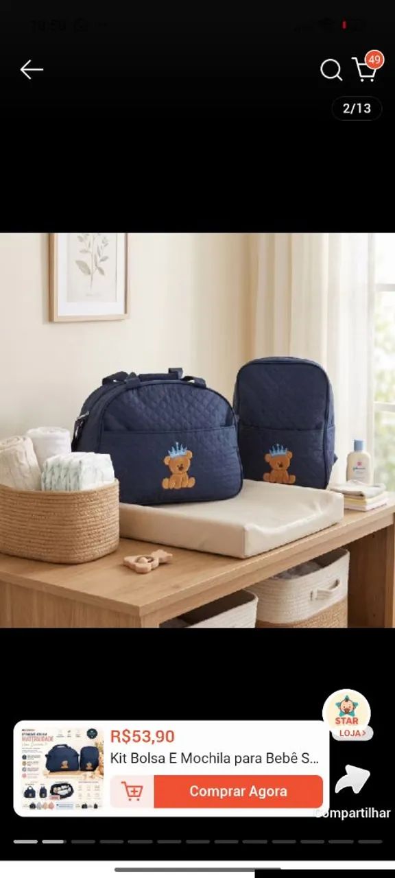 Bolsa maternidade 