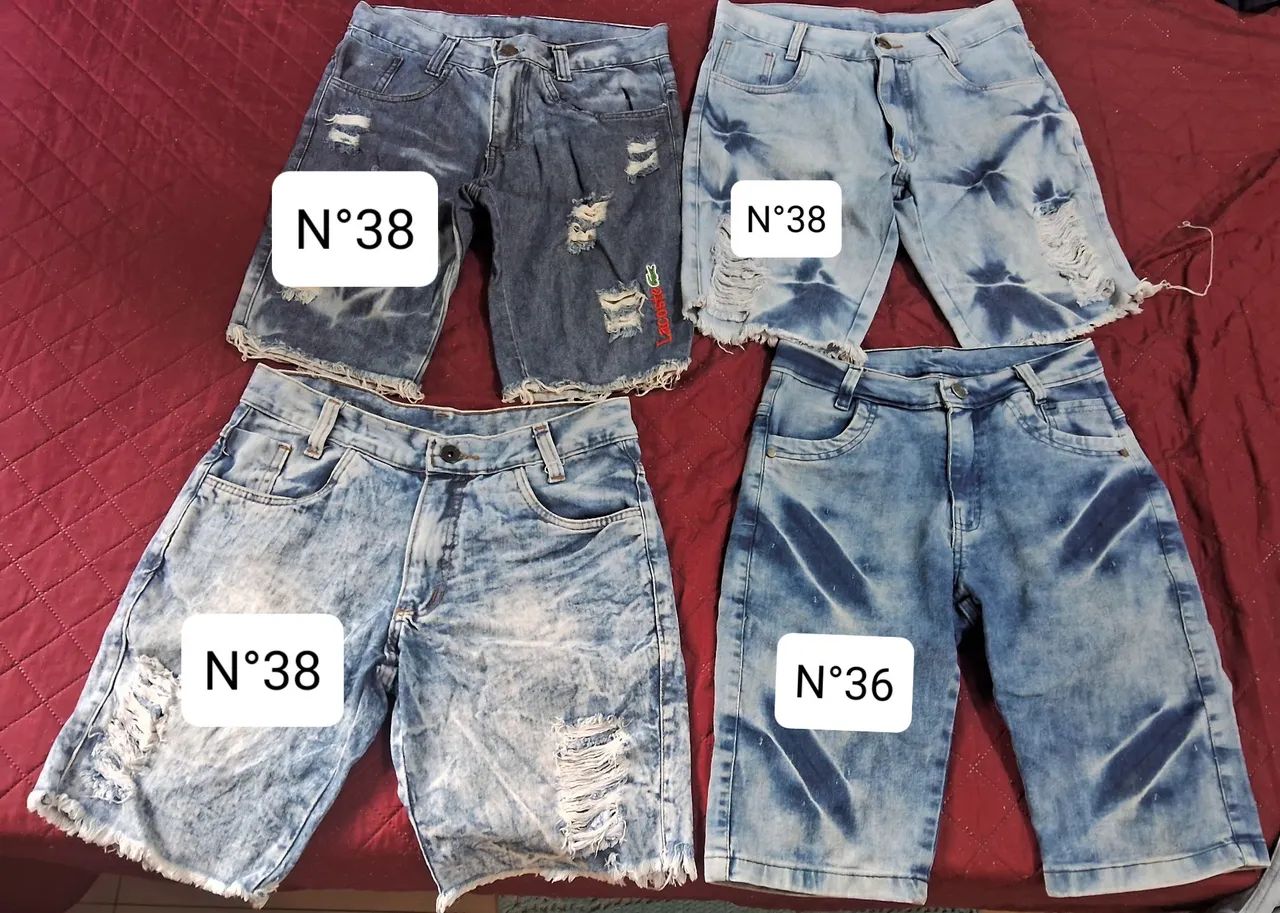 Bermudas Jeans Masculina 