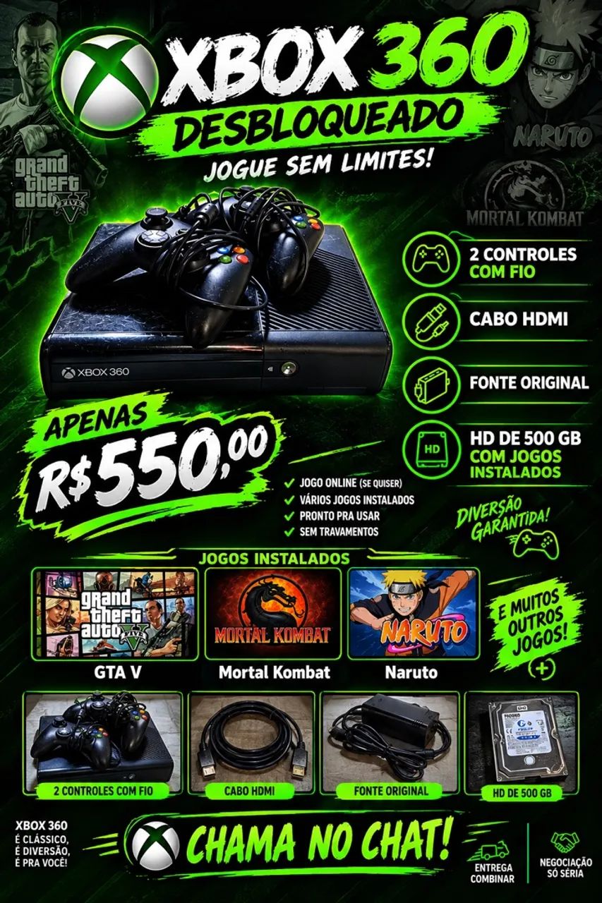 Xbox 360 desbloqueado