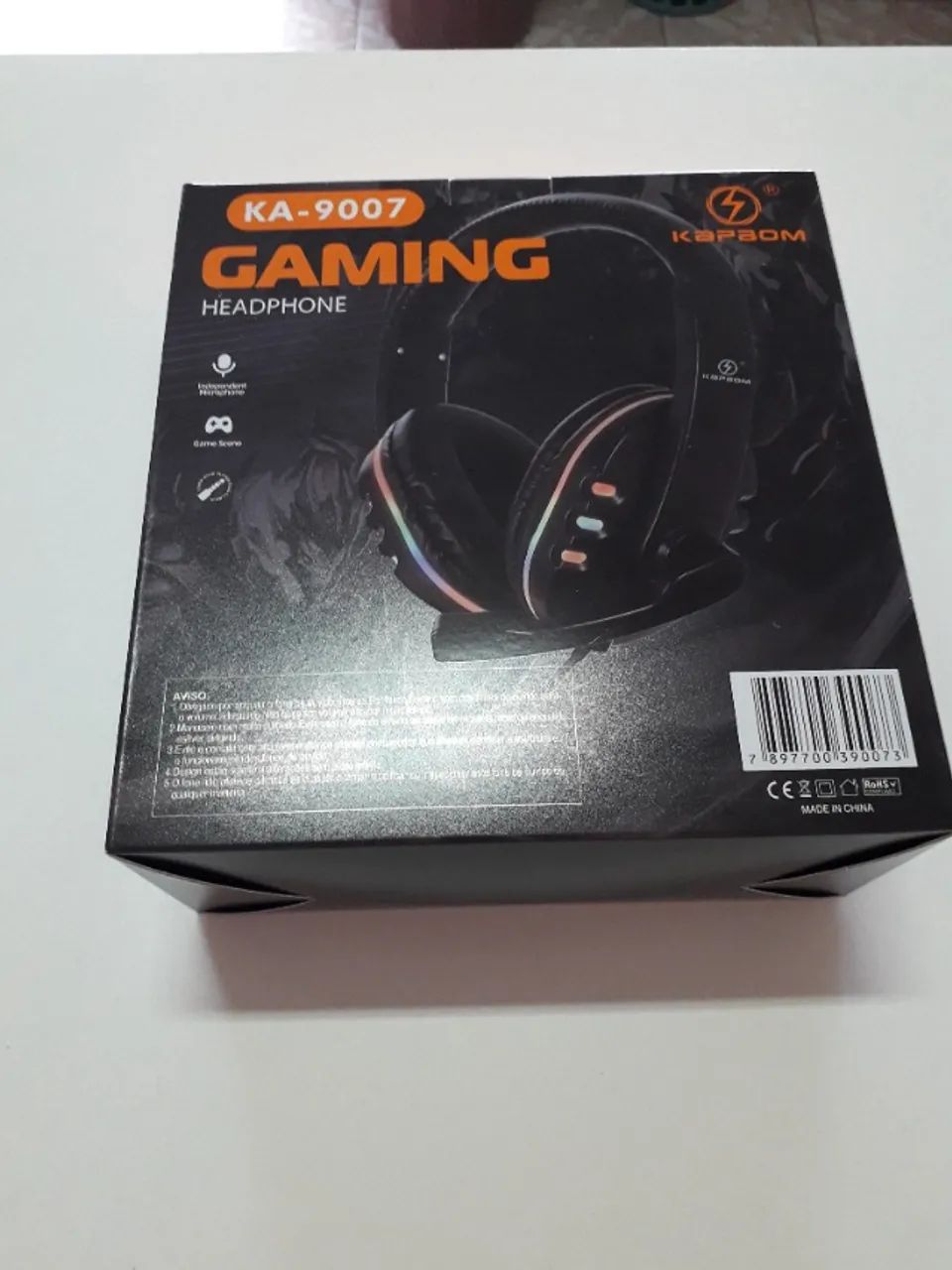 headset gamer com led rgb  - Foto 2