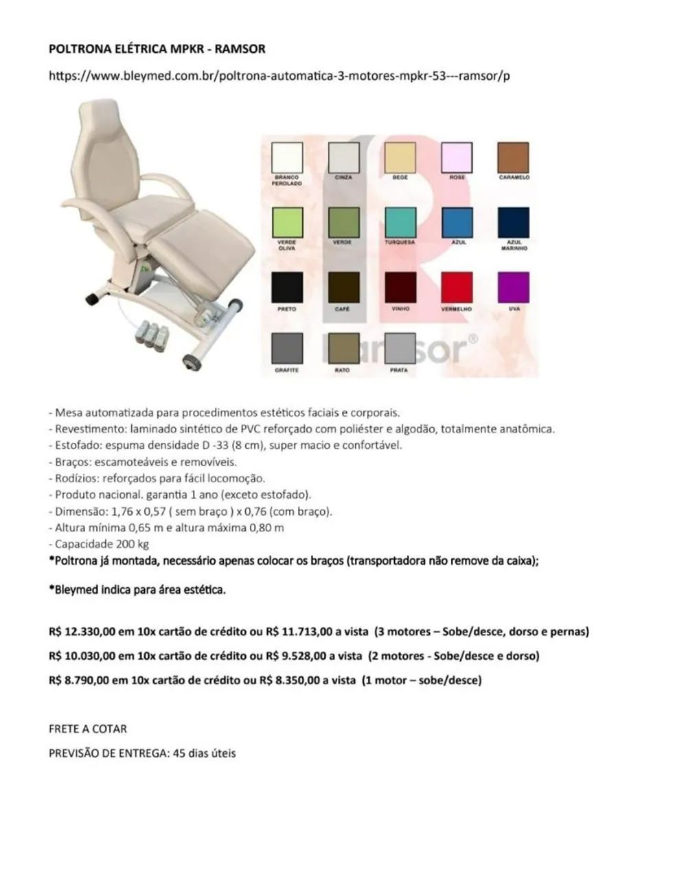Poltrona elétrica marca Bleymed - Foto 3