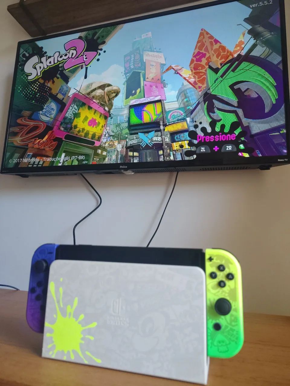 Nintendo Switch OLED Splatoon 3 Desbloqueado 128GB - Consoles de