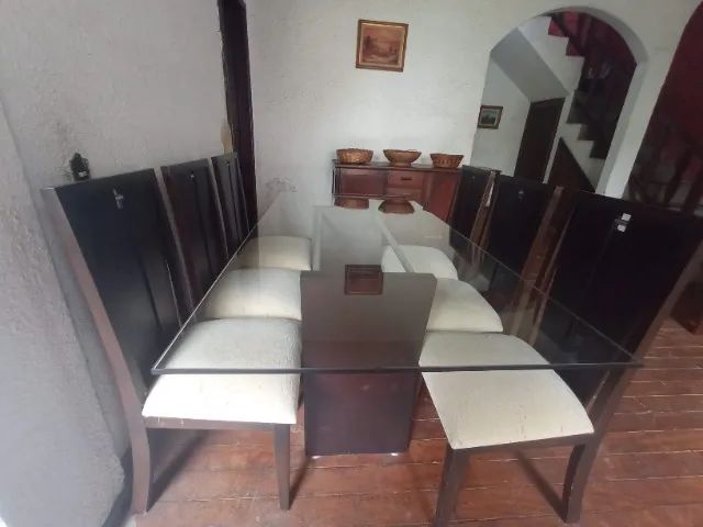Mesa Jantar Retangular de vidro 6 lugares - Foto 5