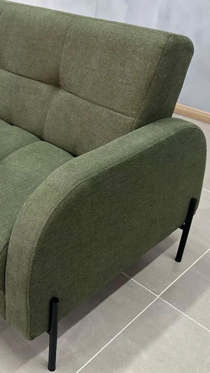 Sofá cama d33 no linho  - Foto 3