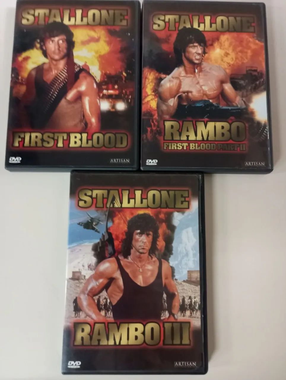 Trilogia Rambo - DVDs importados