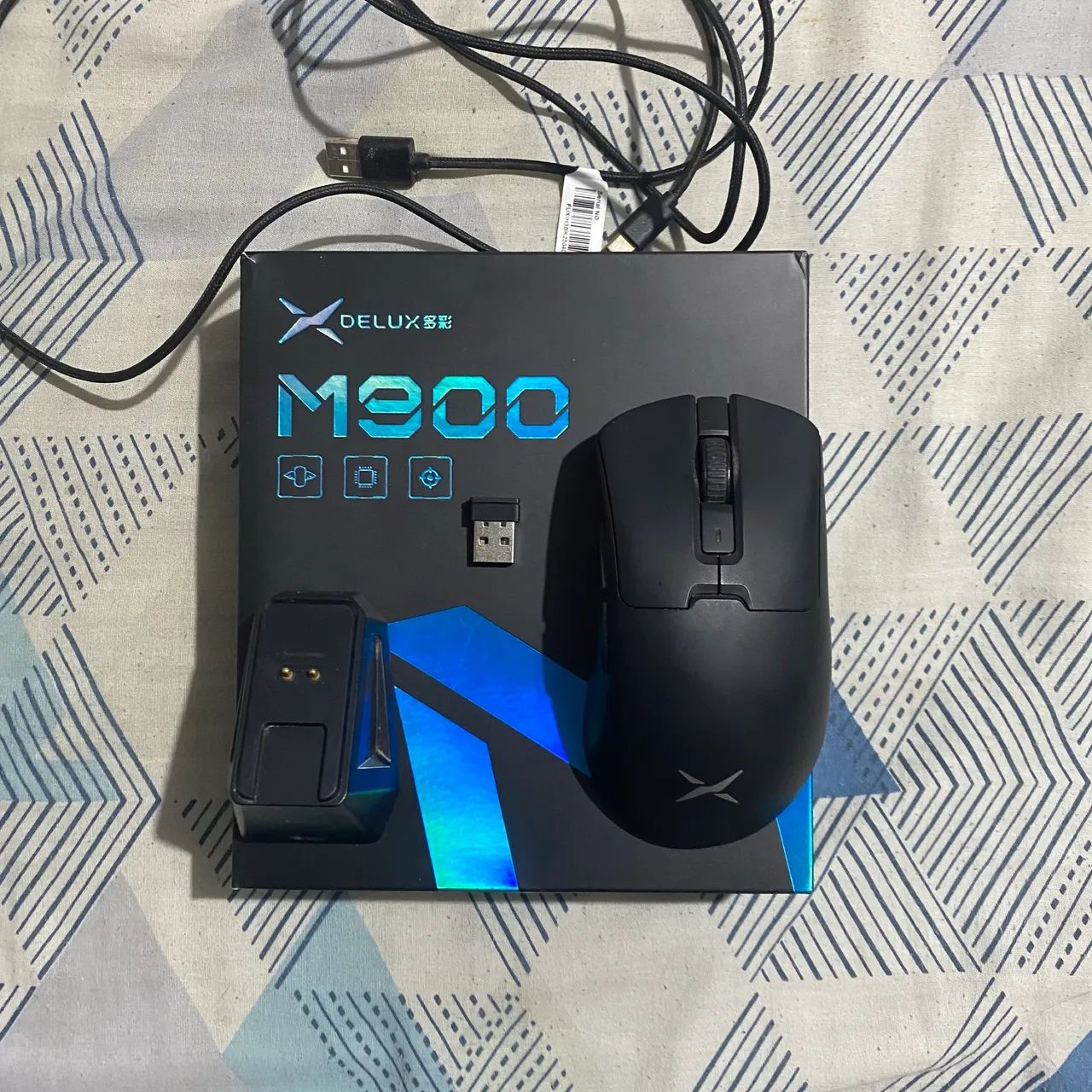 Mouse Delux M900 PRO ( ESTADO NOVO ) - Foto 3
