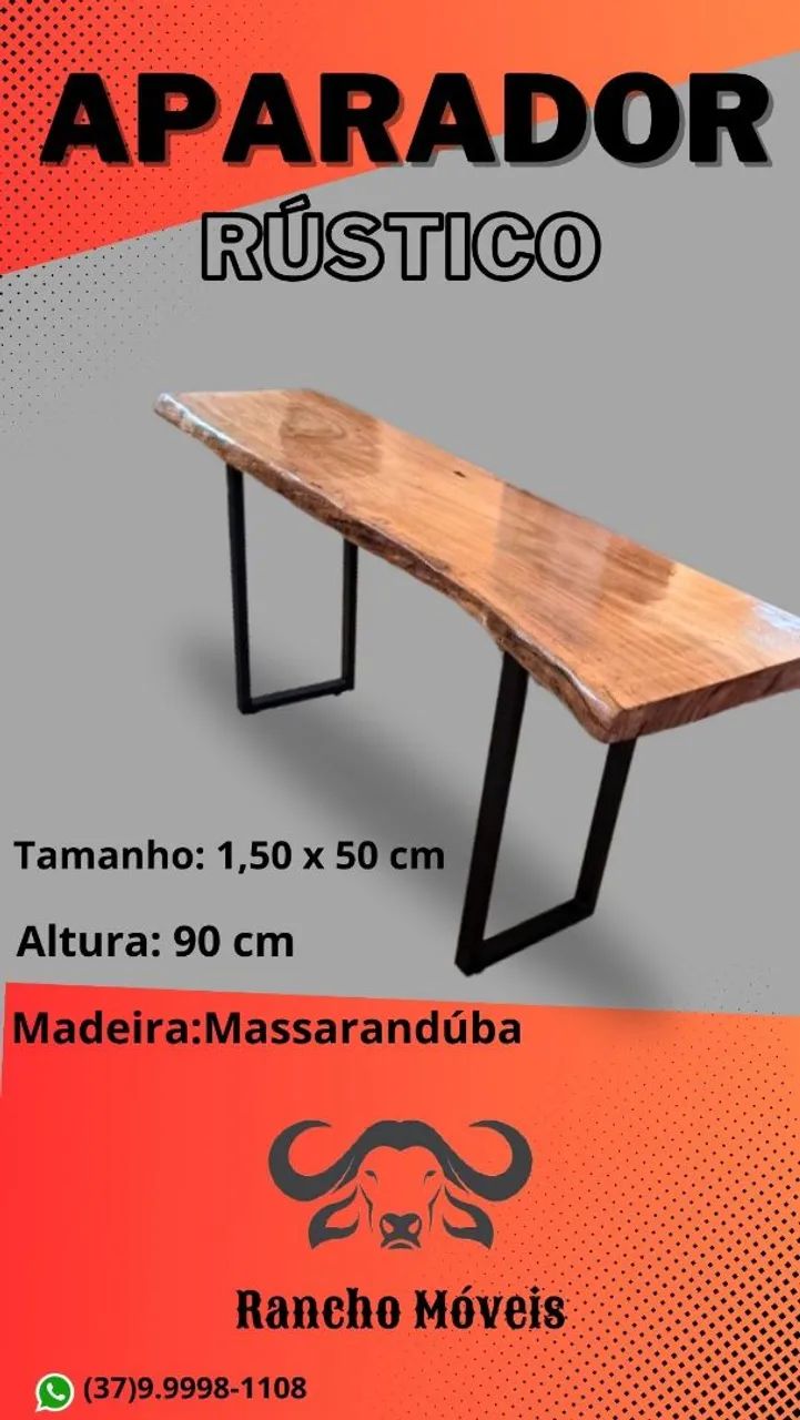 Móveis rústicos e industriais