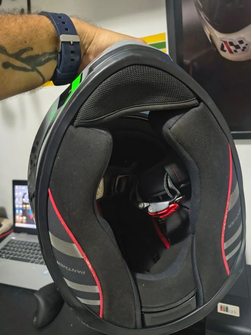OPORTUNIDADE capacete axxis panther o mais top - Foto 3