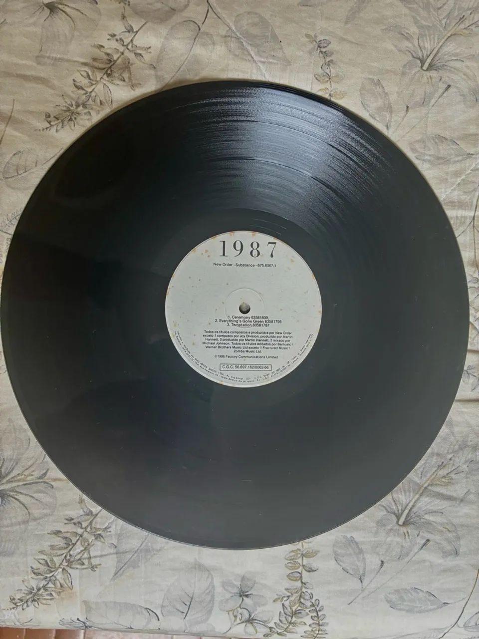 New Order LP vinil - Substance - Foto 4