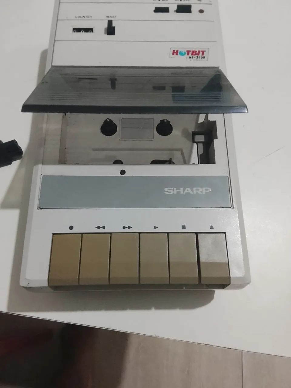 Hotbit sharp 2400 gravador e reprodutor de fitas - Foto 5