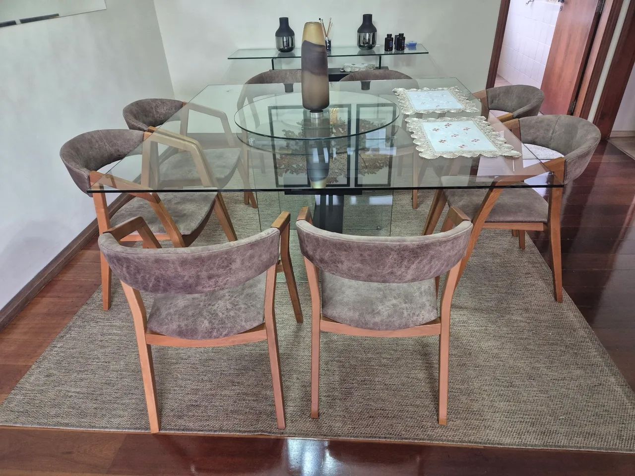 Sala estar, jantar completa , mesa centro e eletrodomesticos - Foto 4