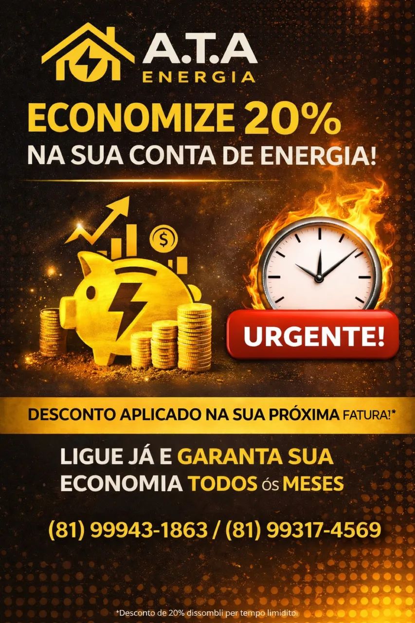 Ganhe 20% de desconto na sua conta de energia! - Foto 3