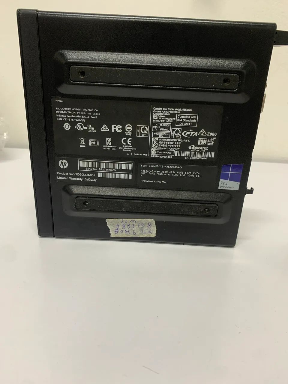 Mini pc HP Elitedesk 705 g3 mini A10-9700e DDR4  - Foto 3