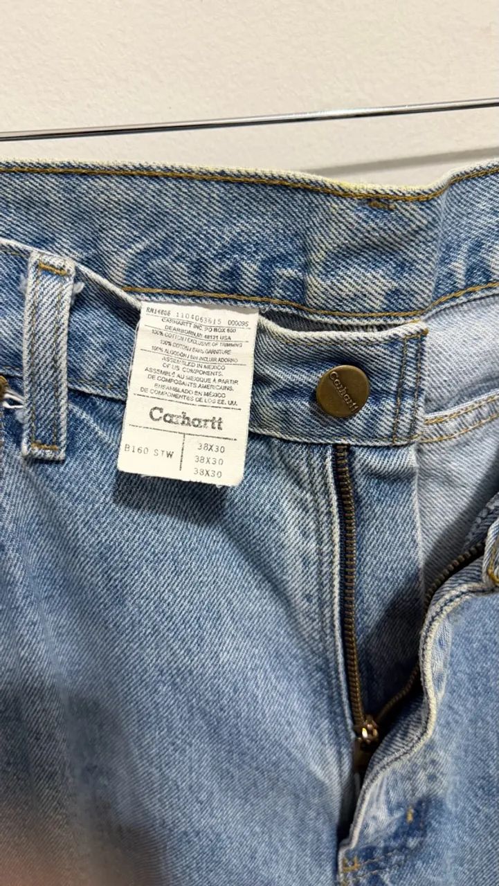 Calça Carhartt vtg azul - Foto 3