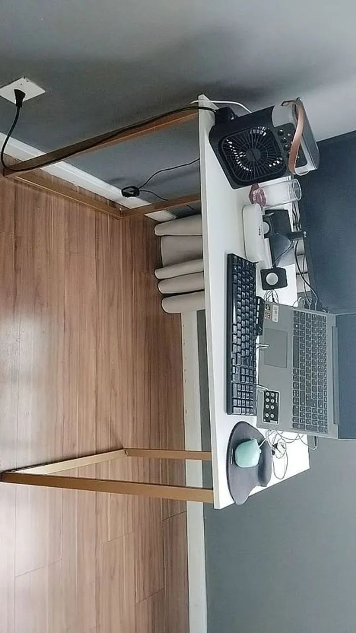 Mesa Estilo Industrial 100x60 Nova Fabricamos - Foto 4