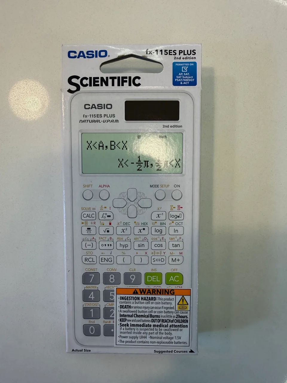 Casio Calculadora científica avançada FX-115ESplus2 2ª edição 