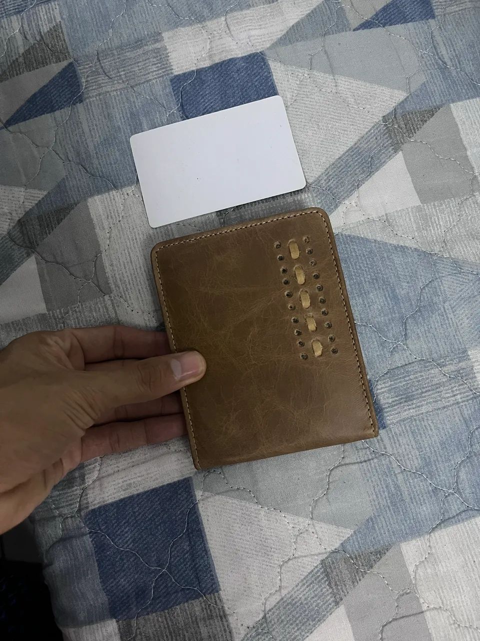 Carteira masculina/ bege 