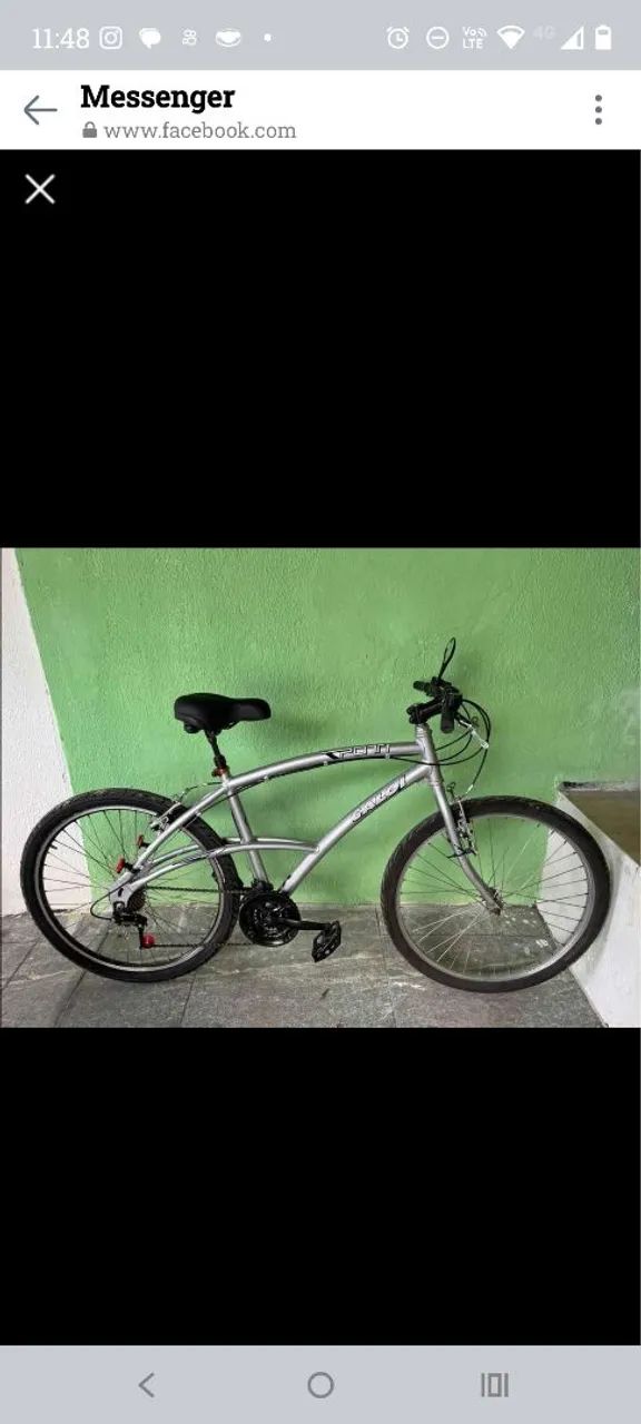 Bike Caloi 100 alumínio  troca por bicicleta ergométrica  - Foto 2