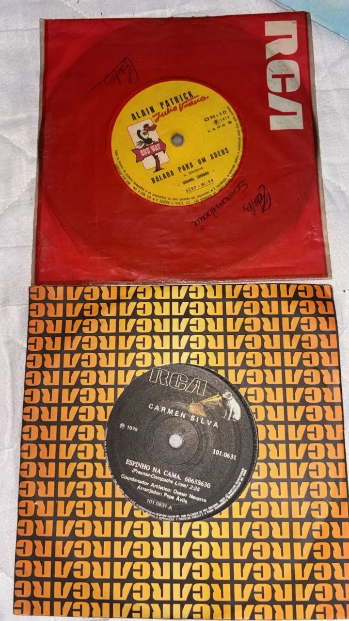 Kit 7 discos mini vinil clássicos  - Foto 2
