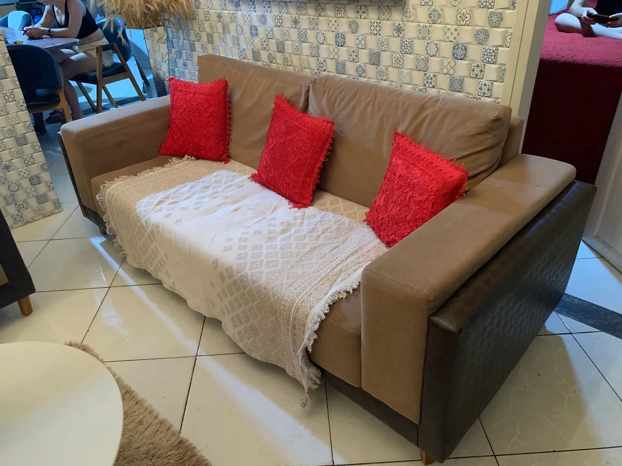 Conjunto sofá 3 e 2 lugares