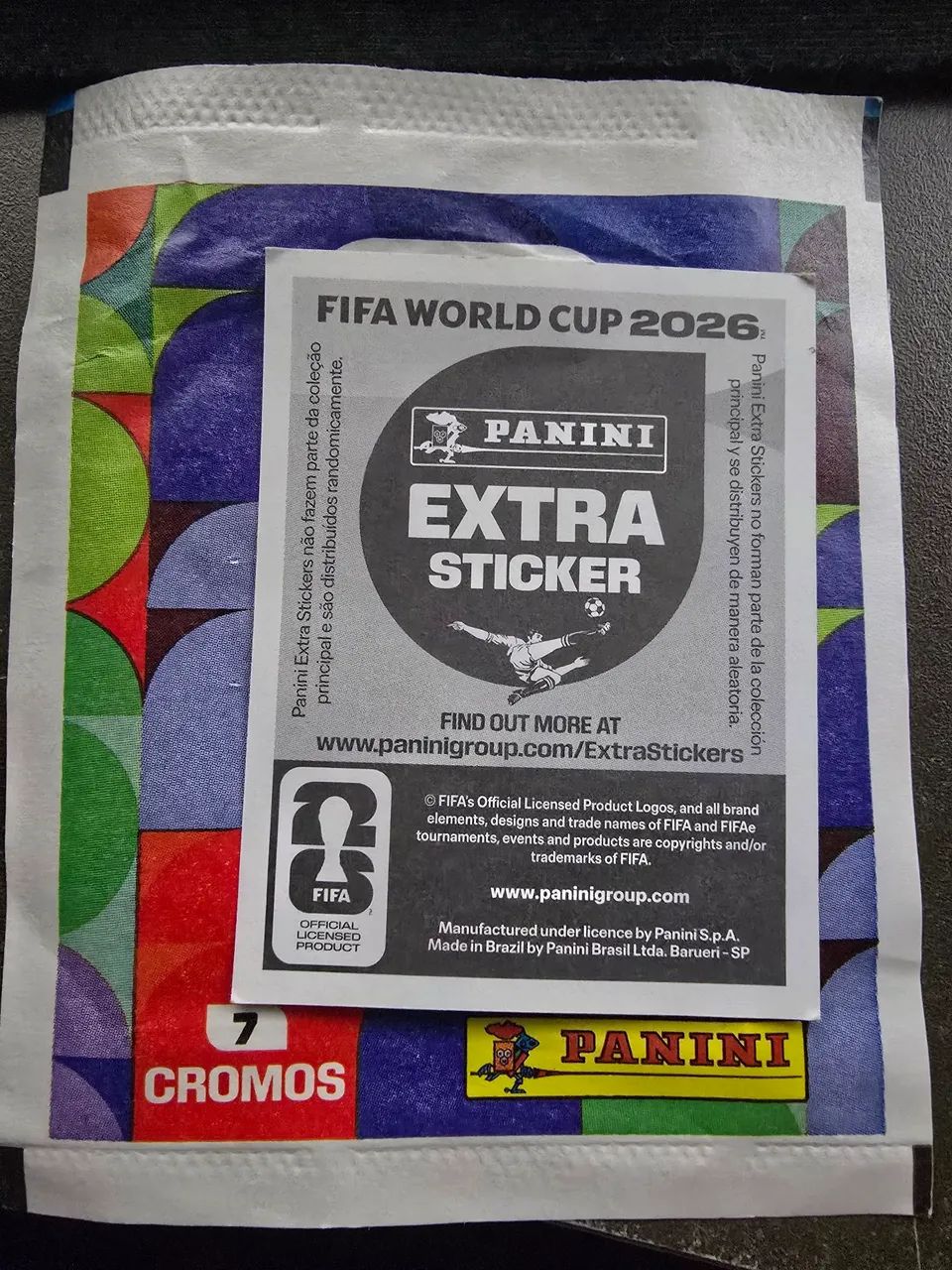 Figurinha da copa extra sticker - Foto 2