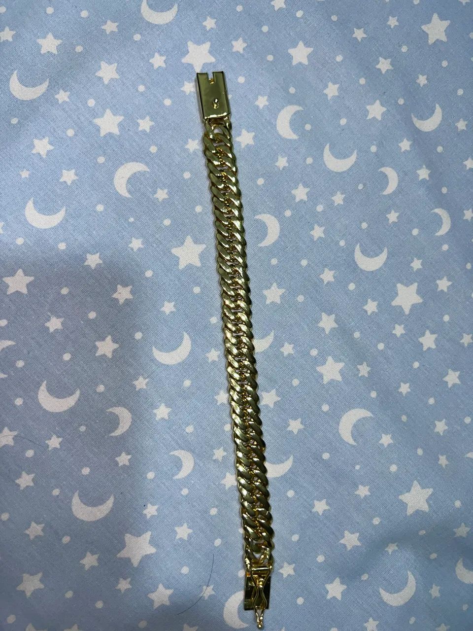 Vendo pulseira 13mm banhado a ouro