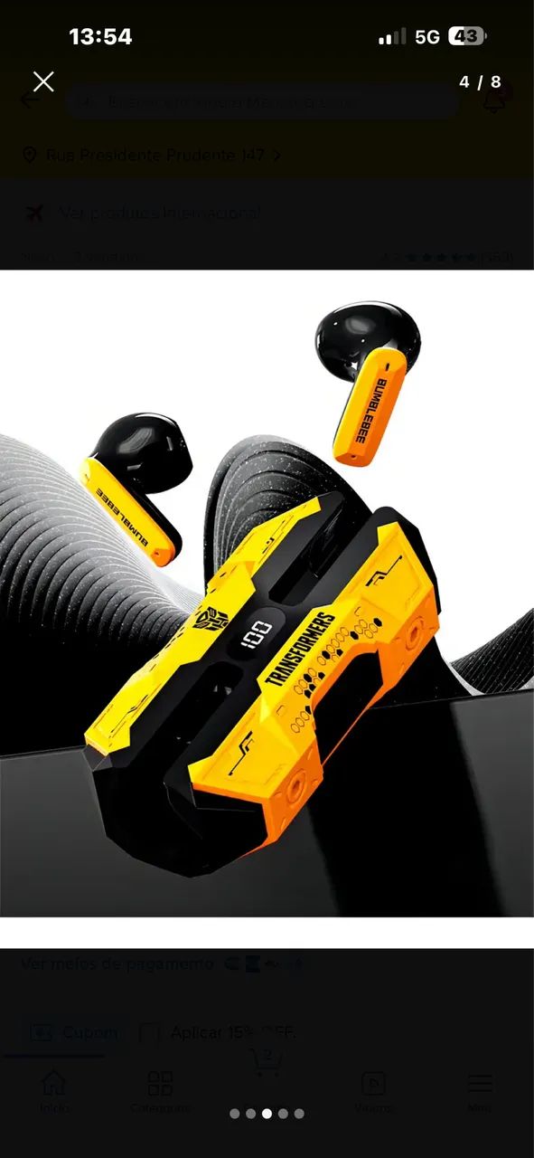 Fone tws tranformers - Foto 3