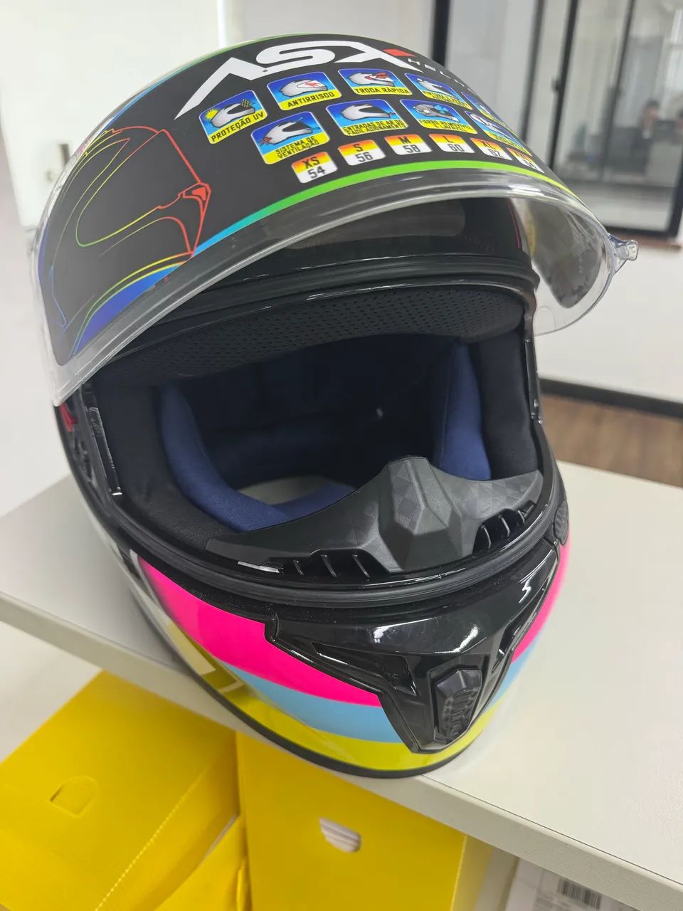 Capacete asx - Foto 3