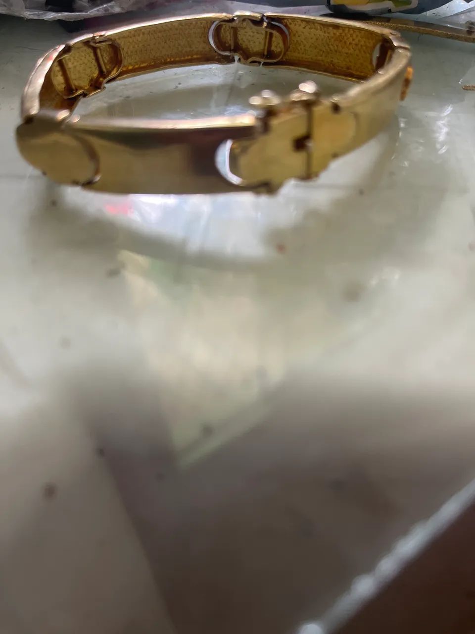 Pulseira Dourada folheada a ouro 18k