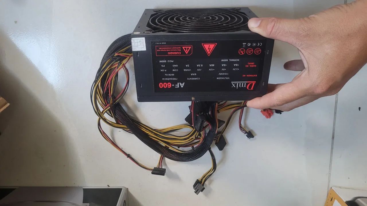 fonte de alimentação para pc dmix af 600 600w